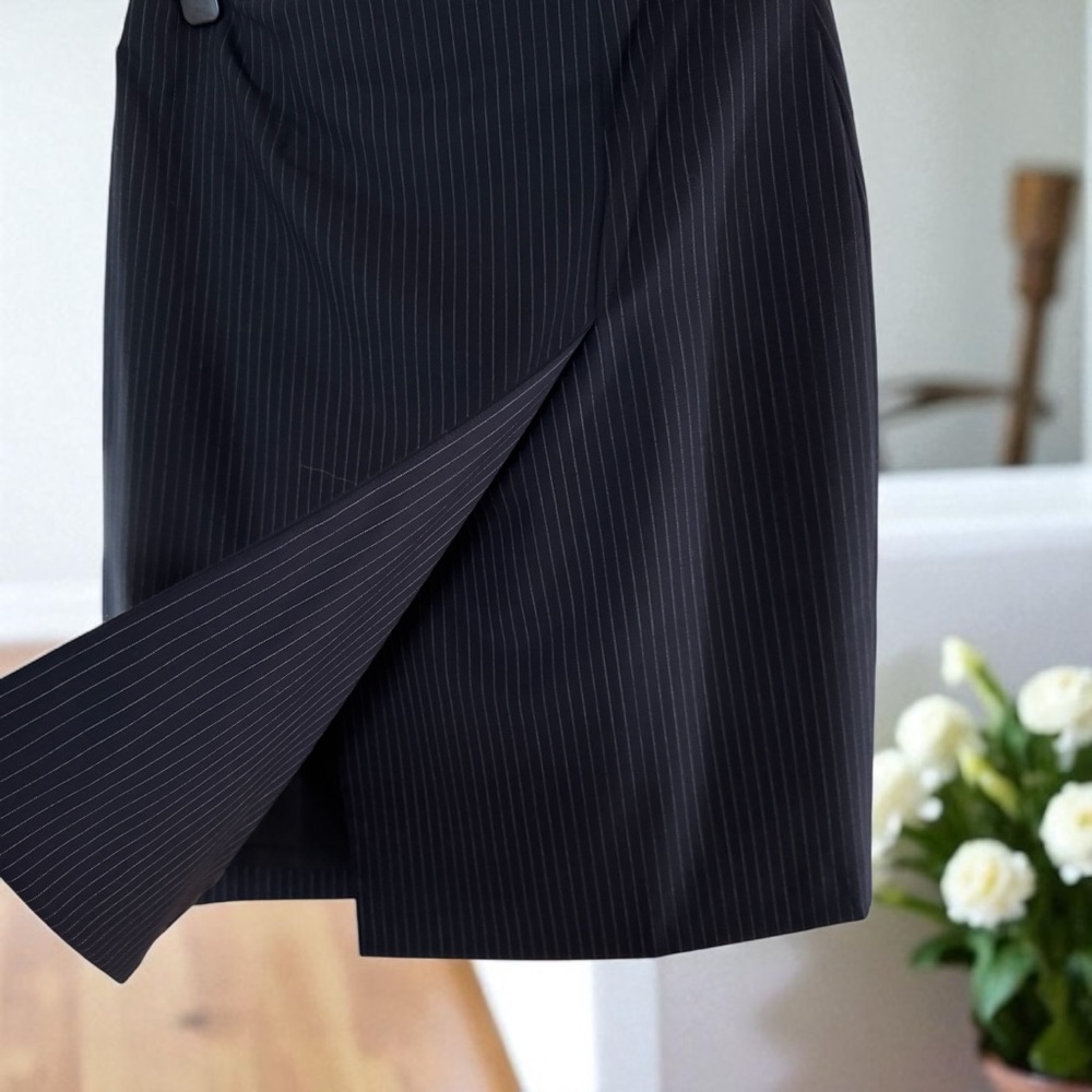 NWT Brooks Brothers Navy Pinstripe “365” Collection Skirt